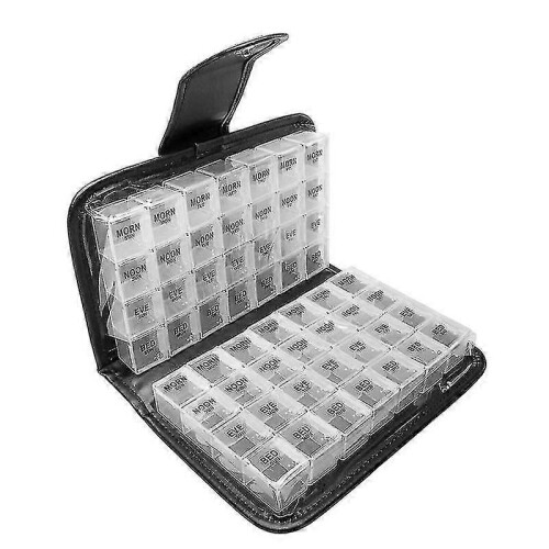 14-Tage-Pillenbox-Reise-Dosierungs-Tabletten-Behälter