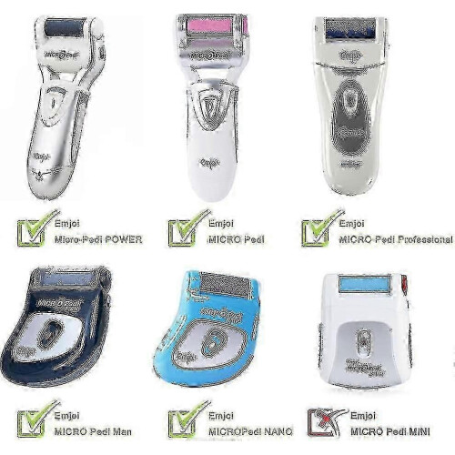 [4 Pack] Emjoi Micro Pedi Extra Coarse Replacement Walzen 2