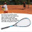 Squashracket Lätt stort racketansikte Stötsäker squashracketpaket för vuxna 3