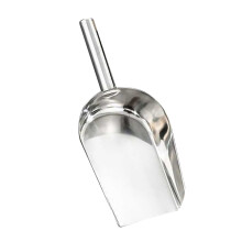 Stainless Steel Ice Scoop with Ergonomic Handle for Kitchen and Bar MultiPurpose 29x12cm