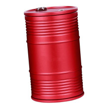 Car Ashtray Aluminum Alloy with Smokeless AntiDrop Lid Fits Vehicle Cup Holders Lightweight