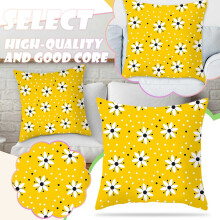Xubond fabric Pillowcase Modern Decorative Outdoor Linen Square For Sofa Beds And Cars 18x18 Inches (45 X 45 Cm) pillow case