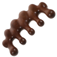 Wide Tooth Comb Wide Tooth Hair Comb Wooden Massage Comb Five Finger Ball Massage Comb Pimple Hair Sandalwood Women's