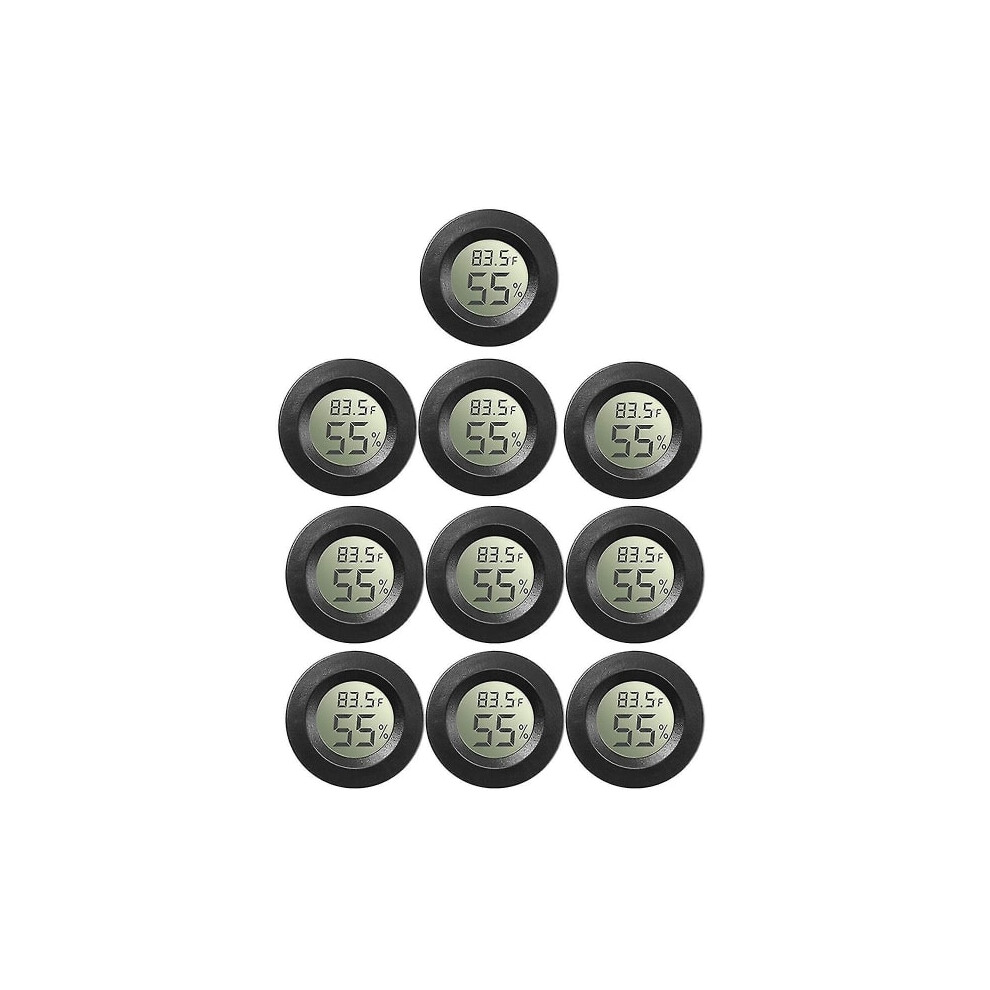 10-Pack Mini Hygrometer Thermometer Meter Digital Lcd Display For Greenhouse Nursery Reptile Incubator 9149926290568