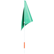 Eease High-Visibility Bike Safety Flag Set with Fiberglass Pole