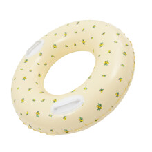 Pool Float Inflatable Swim Ring for Adults Easy Inflate AntiLeak PVC Design for Summer Beach