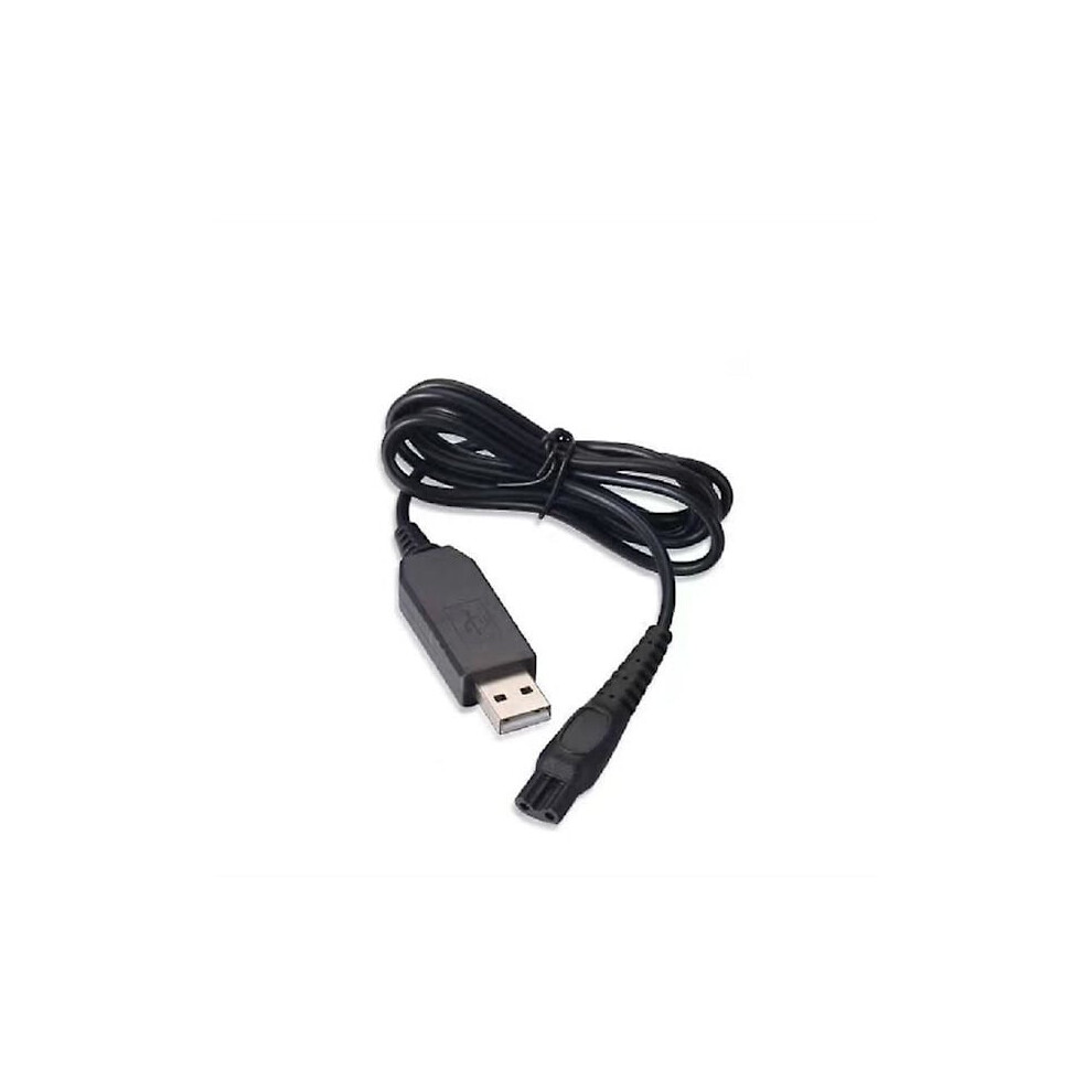 Black Usb Charging Cable For Compatible With Philips Series 7000 Multigroom Mg7735/03 Shaver Trimmer Charger Cord