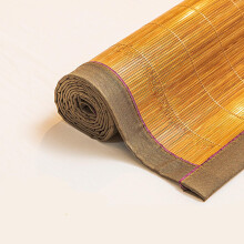 Bamboo Cooling Mat for Bed Dual Sided Foldable Carbonized Bamboo Mattress Topper, Brown 135x200cm
