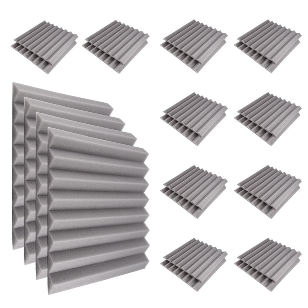 24Pack 1 Inch X 12 X12 Soundproof Foam Panels Sound Absorbing Insulation For Recording Studio, Gaming Room 9162407959174