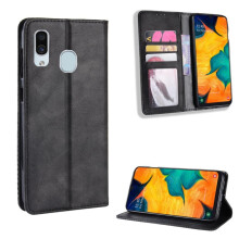 Case for compatible with Samsung Galaxy A20E Wallet PU Leather Magnetic Closure