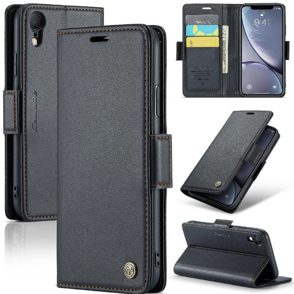 Caseme Case For Compatible With Iphone Xr Kickstand Shockproof Case Card Slot Anti Fraud Wallet Case 9162407960590