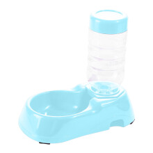 ZENMELE Pet Dog Puppy Cat Automatic Water Dispenser Food Dish Bowl Feeder