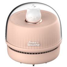 Portable USB Vacuum Cleaner for Desk, Compatible with Computer Keyboard, Car - Cute Cat Design, Mini Desktop Vacuum for Dust, Crumbs