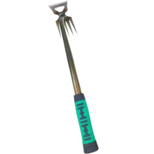Weeding Tool Manual Weed Puller with Silicone Handle, DoubleSided Manganese Steel Claw 5 Teeth