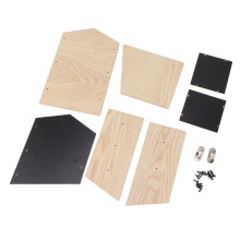 Double Chamber Bat House Kit, Handcrafted Wooden Waterproof Windproof Bat Box Shelter, Ideal for Outdoor Gardens, Patios, Yards