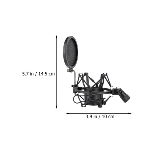 Microphone Shock Mount Filter Shield Shockmount for Metal Clip Brackets Popularity Spider 1