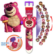 Children's watch, Spiderman 24 Superhero Figures Projector Watch Strawberry Bear