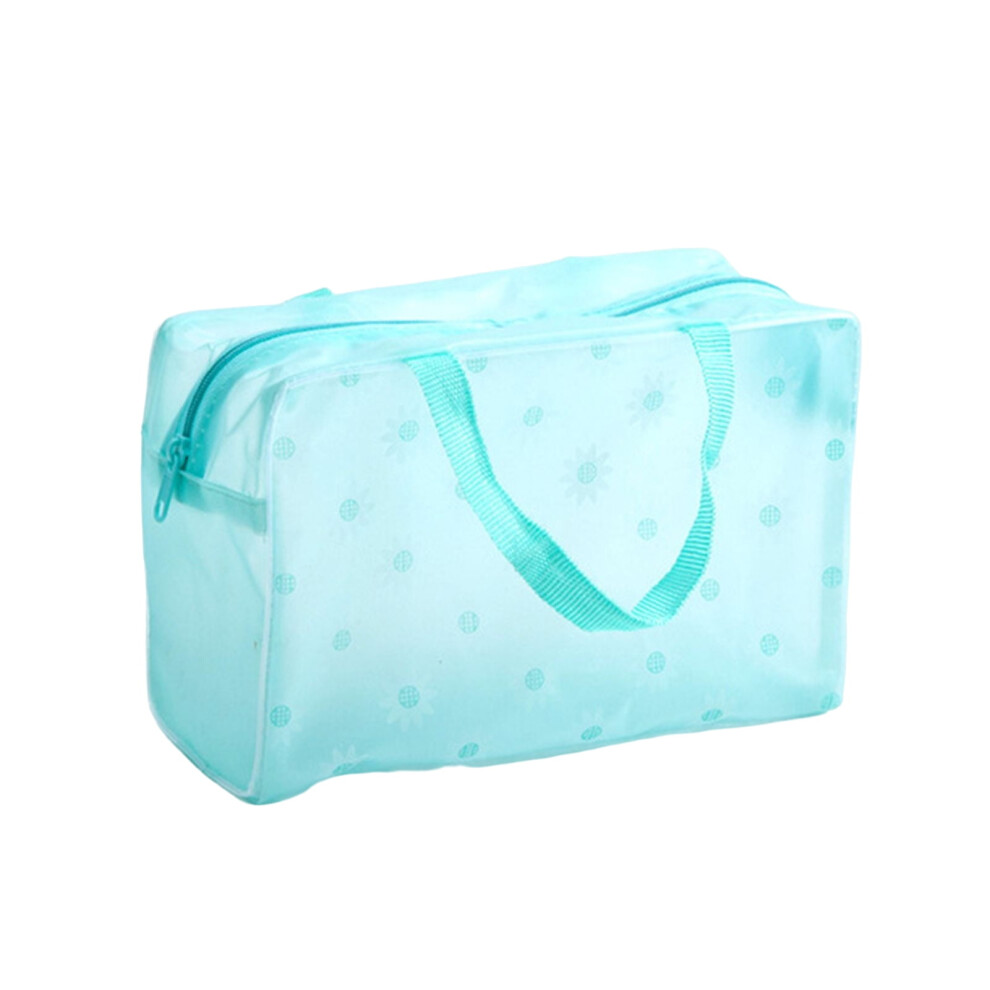 Cosmetic Bag High Capacity Foldable Translucent Waterproof Toiletry Kits Bathroom Storage Wash Bag for Daily Use