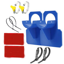 2Pcs Swimming Pool Pipe Fixing Holder Mount Supports Pipes Blue