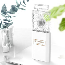 Bocqde Handheld Fan Rechargeable, Quiet Mini Fan with 3 Speeds, Portable & Retractable, Compatible with Desk Travel Makeup Use