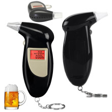 LNGOOR Keychain Breathalyzer, Ultra-Portable Pocket Digital Alcohol Tester with Audible Alert, LCD & Sensor for Personal Use