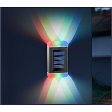 Fankiway 3pcs New Solar Lamp Outdoor Wall Lamp LED Courtyard Lamp Step Up and Down Luminous Night Lamp, Home & Kitchen Product