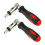 2 Pcs Ratchet Screwdriver Hexagon Adjustable Angle Mini Ratchet Screwdriver 5