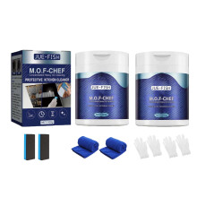 Kitchen Cleaning Powder, Strong Protective Formula for Heavy Oil Stains on Range Hoods, Stoves, Countertops, Appliances, Cabinets, Sinks, Tables,