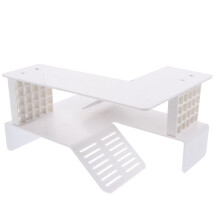 Hims 1 Set Turtle Basking Platform Double Deck Tortoise Resting Terrace Aquarium Dock