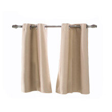 Poaug Curtain on Sale Clearance 2Pc Insulated Foam Lined Heavy Thick Grommet Window Curtain Panels Beige