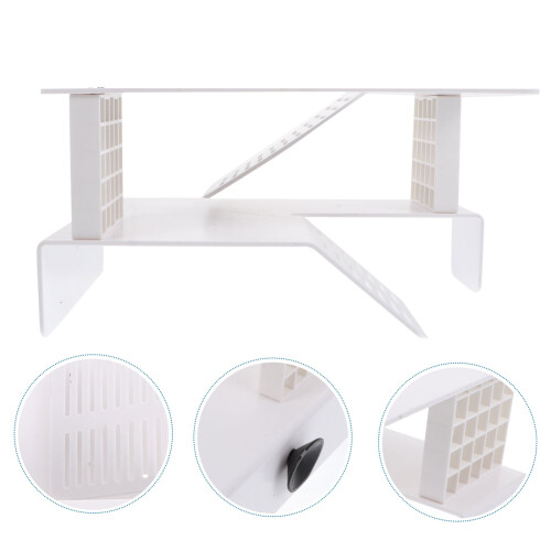 Hims 1 Set Turtle Basking Platform Double Deck Tortoise Resting Terrace Aquarium Dock 1