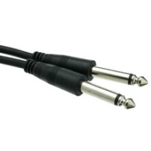 [Pack of 2] 1/4 inch Mono Patch Cable, 1/4 Male, 25 foot