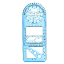 YiFudd Multifunctional Student Math Ruler,Multifunctional Rotatable Active Math Ruler Drawing Template