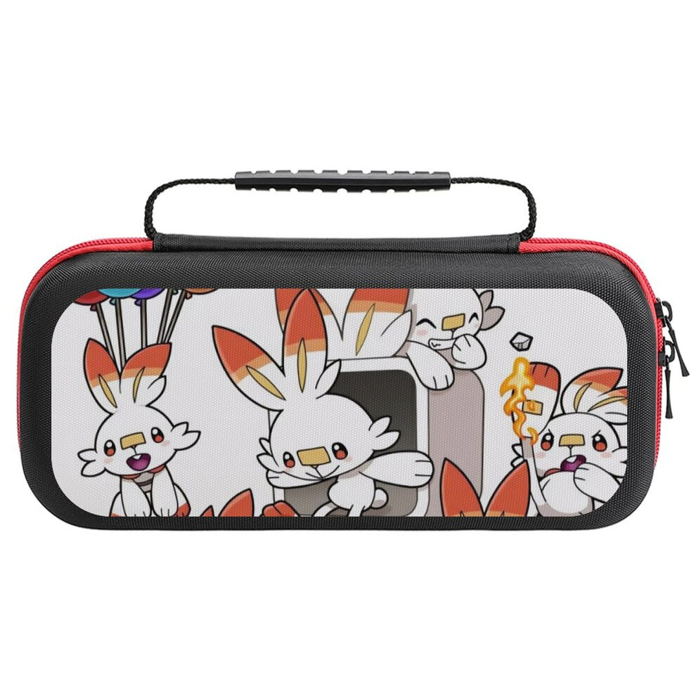 Scorbunny Carrying Case For Compatible With Nintendo Switch Hard Shell Portable Travel Carry Case Game Storage Bag 9338982144605
