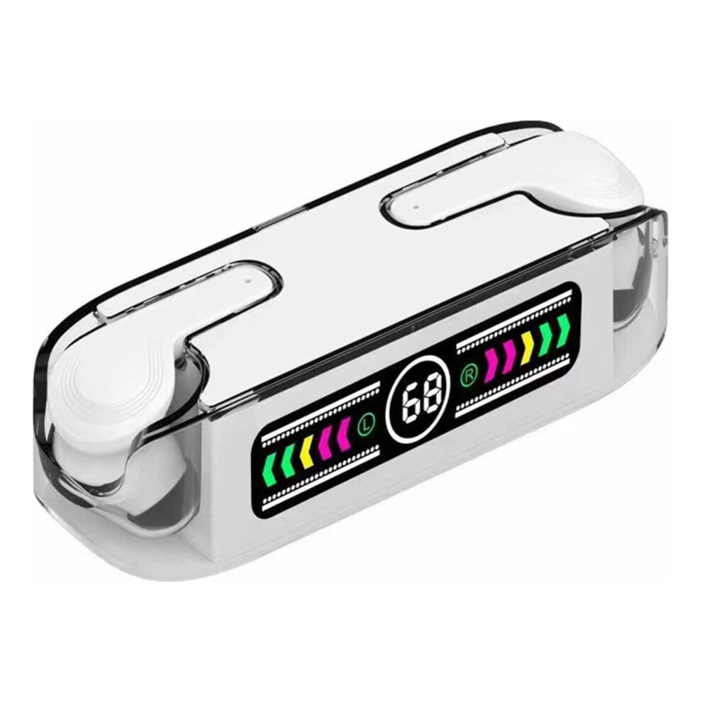 Tarmeek Wireless Bluetooth Headset, Transparent Digital Display, Touch Control, Long Battery, Compatible With Ios/Android 9338982145718