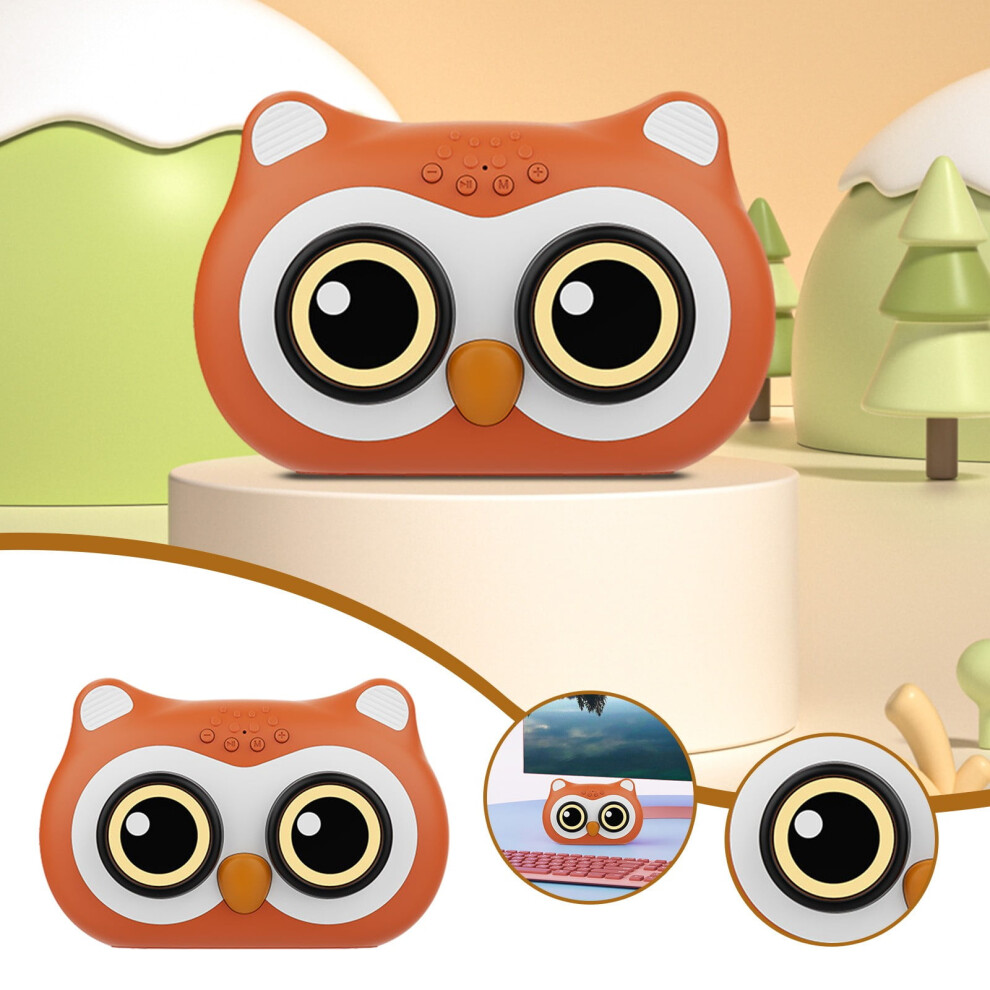 Clearanceï¼Smart Appliances Bluetooth 5.0 New Cartoons Owl Bluetooth Speaker Cute Mini Desktop Computer Bluetooth Sound Gift 9338982145596