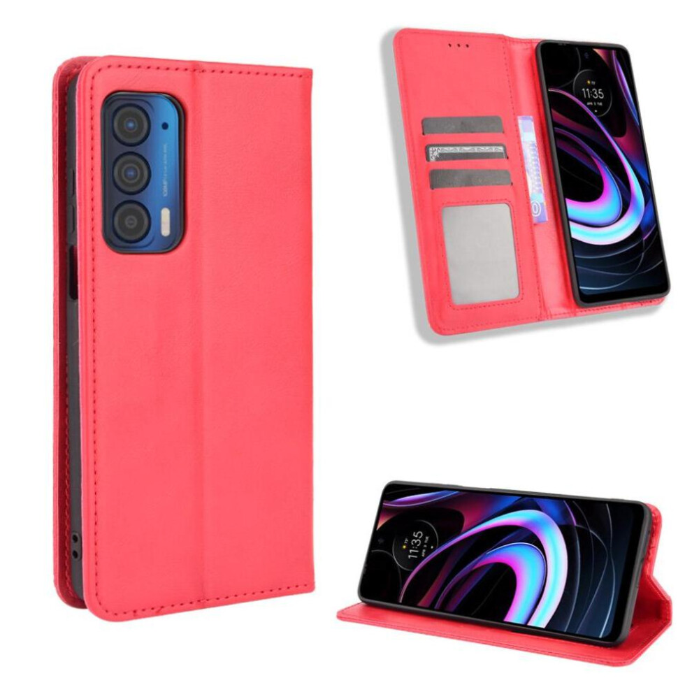 Case For Motorola Edge 2021 Wallet Pu Leather Magnetic Closure 9338982146180
