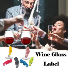Lmueinov Glass Recognizer Silica Gel Label Red Wine Cup And Rea Cup Pendant Kitchen Tools On Clearance