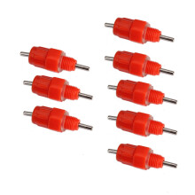 Kiplyki 8Pcs Poultry Water Drinking Nipples Chicken Hen Feeding Screw In Drinker Screw