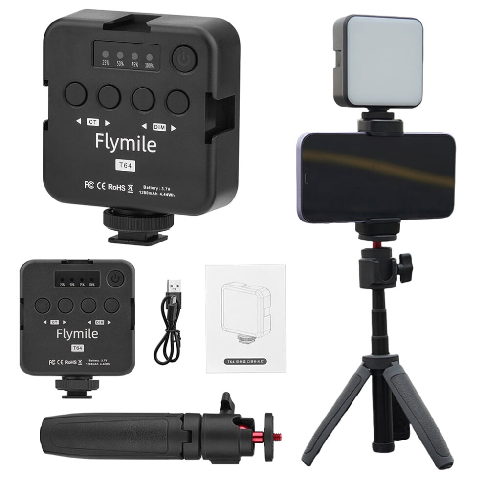 Jixopn Full Color Pocket 1200Mah Full Color Fill 2500-9000K 20 Effects For Insta360 X4 Pocket 3/Ace Pro Light 9402001787606