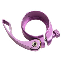 CNC folding bicycle seatpost clamp suitable for Dahon seatpost clamp 40mm 41mm Purple 41mm QC99