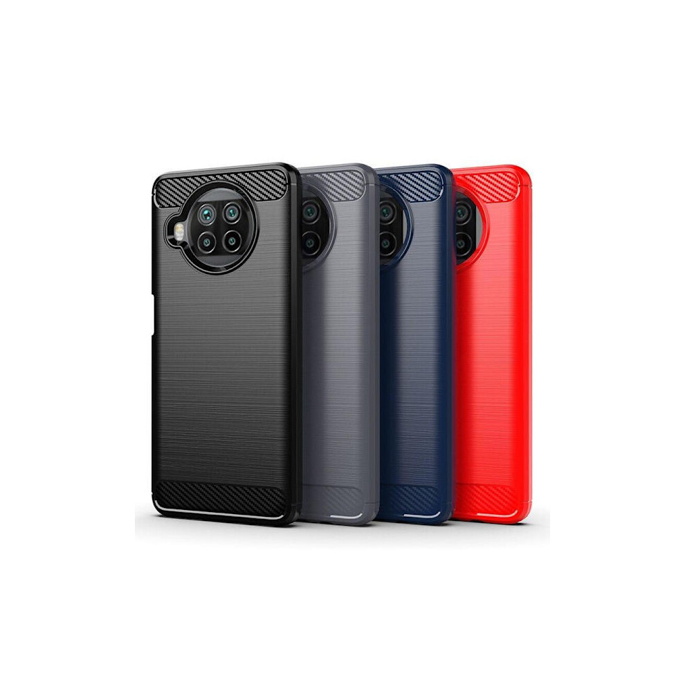 Shockproof Armor Carbon Tpu Case Compatible With Xiaomi Mi 10T Lite - More Colors Blue 9402001788658