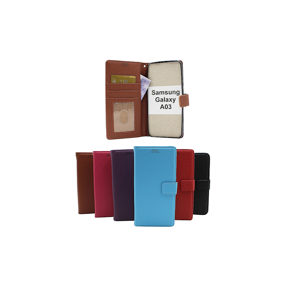 New Standcase Wallet Compatible With Samsung Galaxy A03 (A035g/Ds) Red 9402001788771
