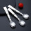 304 Stainless Steel Folding Spoon for Outdoor Use, Tri-fold S Fork 7