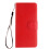NKOBEES Smooth Wallet Case - compatible with Huawei P10 Lite Red 1