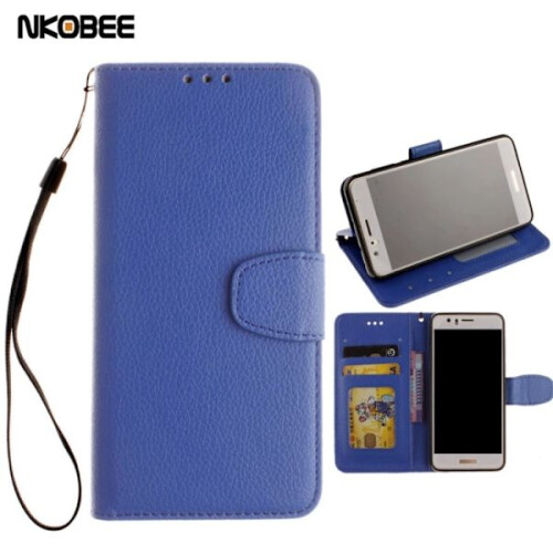 NKOBEES Smooth Wallet Case - compatible with Huawei P10 Lite Red 2
