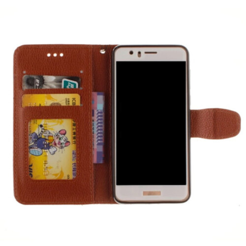 NKOBEES Smooth Wallet Case - compatible with Huawei P10 Lite Red 1