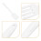 White Silica Practical Gift Spaghetti Fork Cooking Spoon and Spatula Kit 4