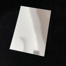 WSTEER 10 Sheets Silver Mirror Cardstock A4 Shimmer Metallic Foil Paper for Card Making, DIY Crafts, Party Decorations