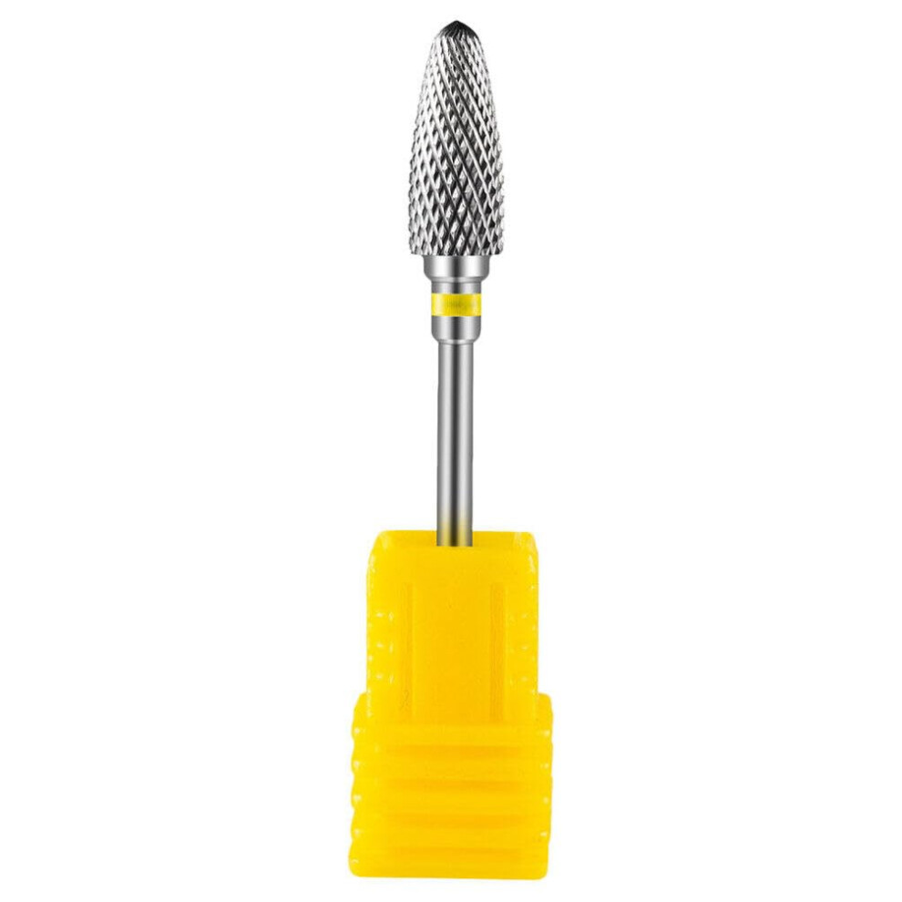 Tungsten Nail Drill Bit for Precise Cuticle Shaping and Dead Skin Removal, Professional Manicure Tool